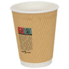 kaffekopper af papir 500 stk. 12oz 300ml brun
