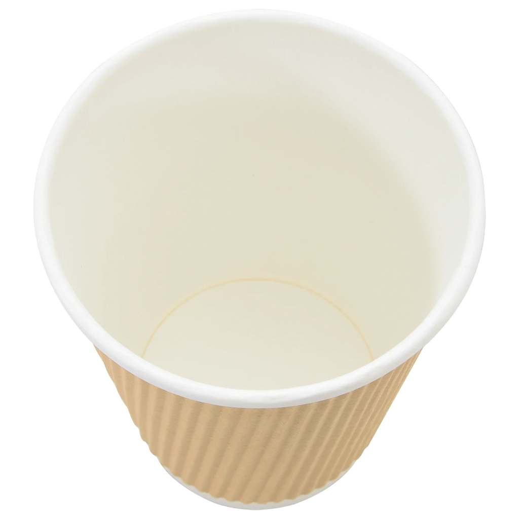 kaffekopper af papir 500 stk. 12oz 300ml brun