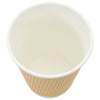 kaffekopper af papir 500 stk. 12oz 300ml brun