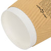 kaffekopper af papir 500 stk. 12oz 300ml brun