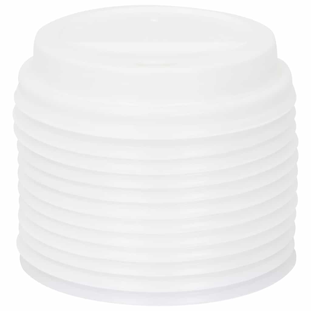 papirkoplåg Ø80 mm 8 oz 1000 stk. hvid plast
