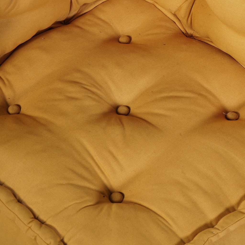 2-personers modulsofa stof 140x70x36 gul