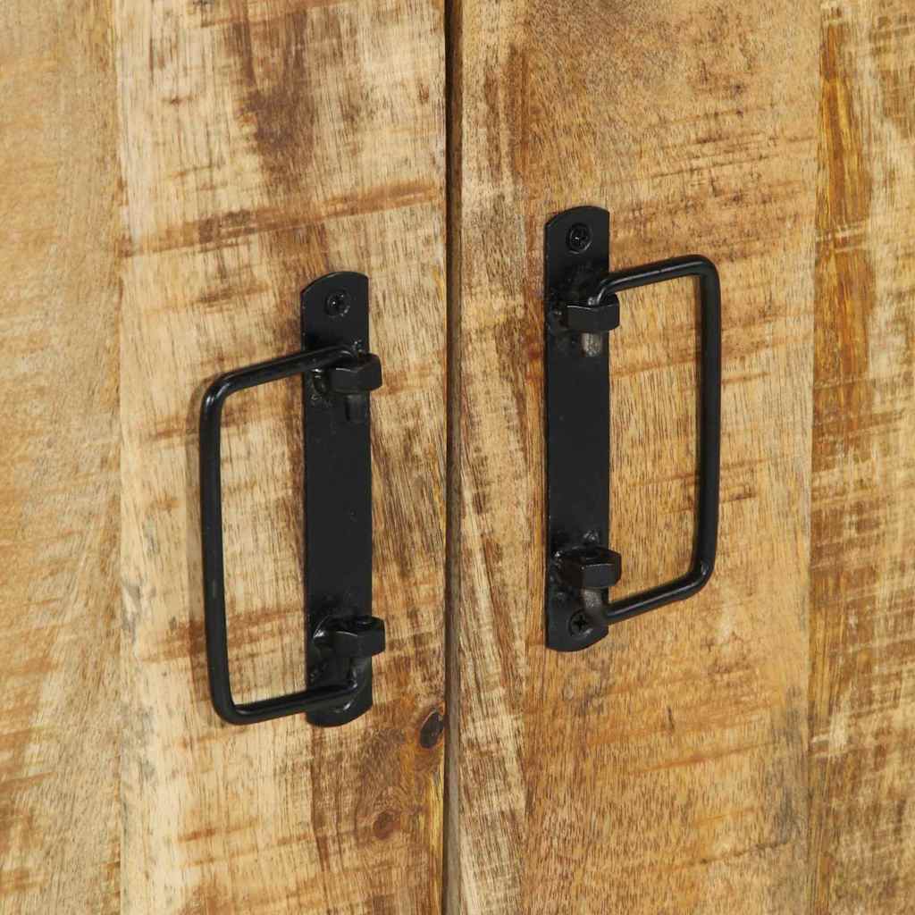 Sko skab med hylde Brun 56 x 35 x 70 cm Massivt mangotræ