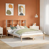 seng med reol uden madras 160x200 cm massivt fyrretræ