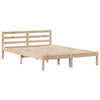 seng med reol uden madras 120x190 cm massivt fyrretræ