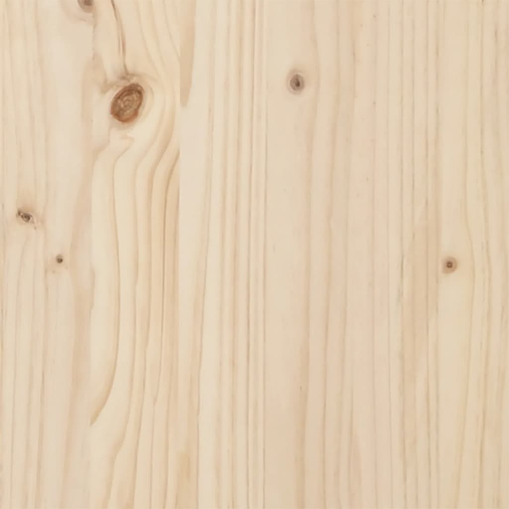 seng med reol uden madras 200x200 cm massivt fyrretræ