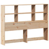 sengeramme uden madras 135x190 cm massivt fyrretræ hvid