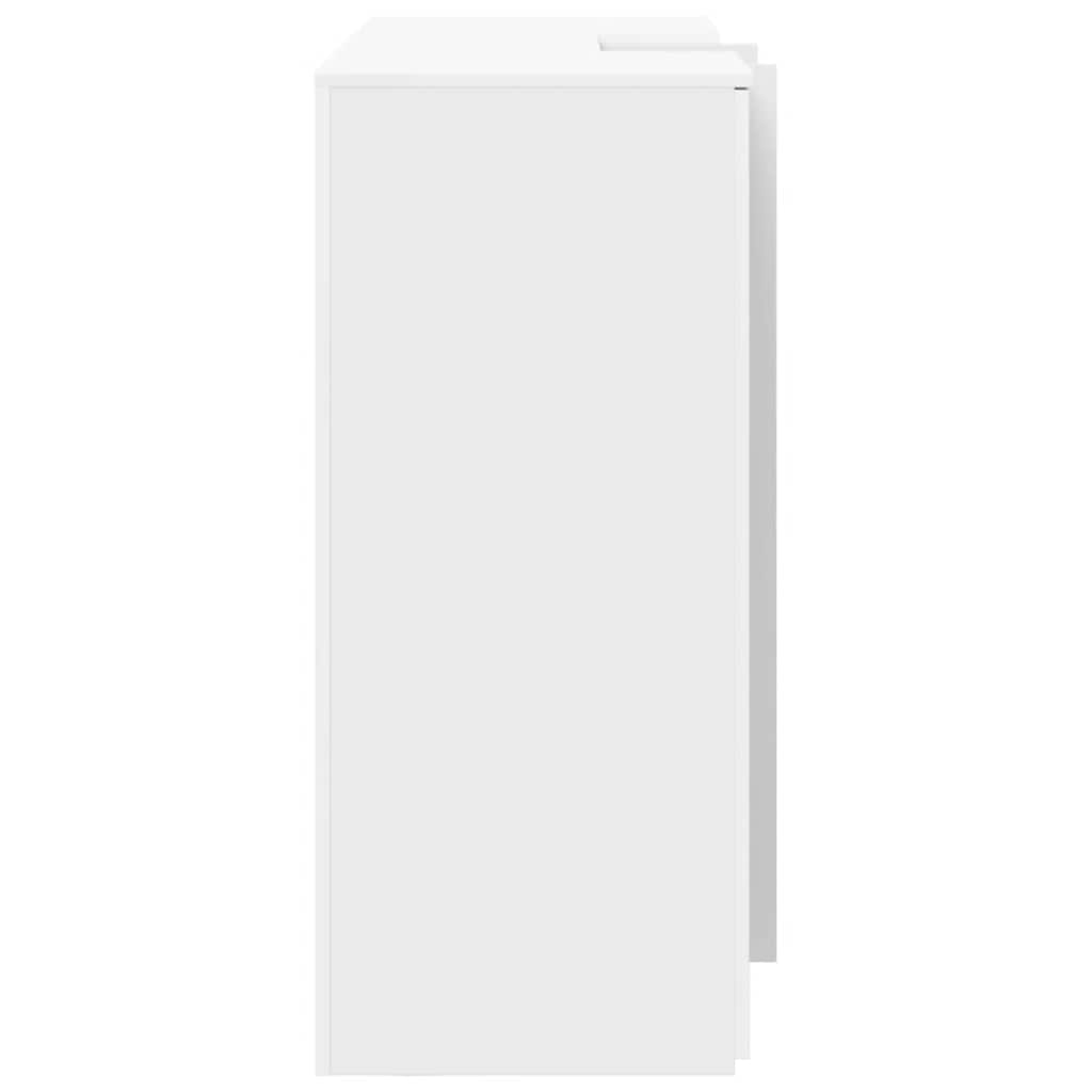 receptionsskranke 155x50x103,5 cm konstrueret træ hvid