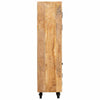 Highboard med skuffe Brun 40 x 30 x 120.5 cm Massivt mangotræ