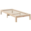 sengeramme uden madras 80x200 cm massivt fyrretræ