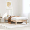 sengeramme uden madras 80x200 cm massivt fyrretræ
