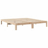sengeramme uden madras 180x200 cm massivt fyrretræ