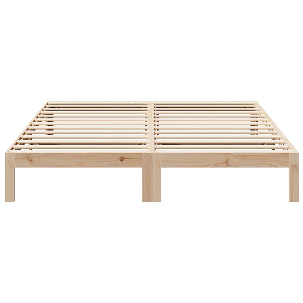 sengeramme uden madras 180x200 cm massivt fyrretræ