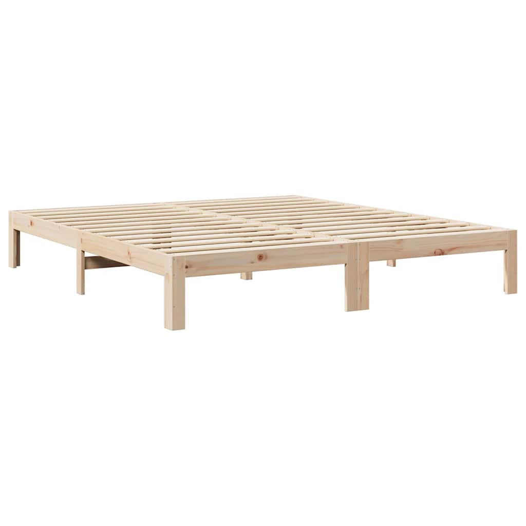 sengeramme uden madras 180x200 cm massivt fyrretræ