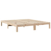 sengeramme uden madras 180x200 cm massivt fyrretræ