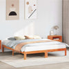 sengeramme uden madras 180x200 cm massivt fyrretræ gyldenbrun