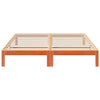 sengeramme uden madras 180x200 cm massivt fyrretræ gyldenbrun
