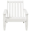 Adirondack-havestol 75x77x77 cm massivt fyrretræ hvid