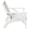 Adirondack-havestol 75x77x77 cm massivt fyrretræ hvid