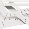 Adirondack-havestol 75x77x77 cm massivt fyrretræ hvid