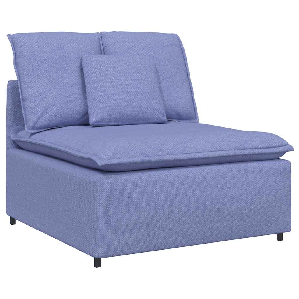 modulsofa med hynder stof jeansblå