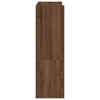 skostativ 60x25x81 cm konstrueret træ brun egetræsfarve
