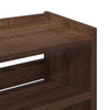 skostativ 60x25x81 cm konstrueret træ brun egetræsfarve