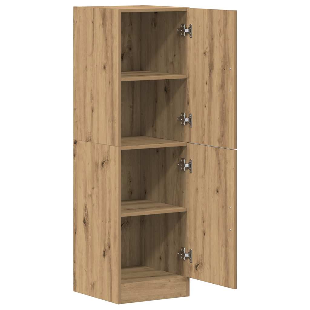 køkkenskab 38x41,5x131,5 cm konstrueret træ kunsteg