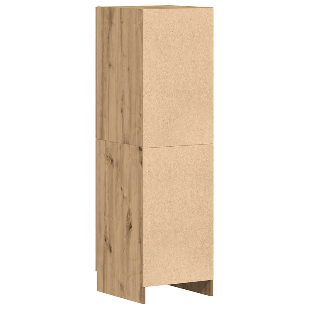 køkkenskab 38x41,5x131,5 cm konstrueret træ kunsteg