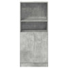 køkkenskab 57x41,5x131,5 cm konstrueret træ betongrå