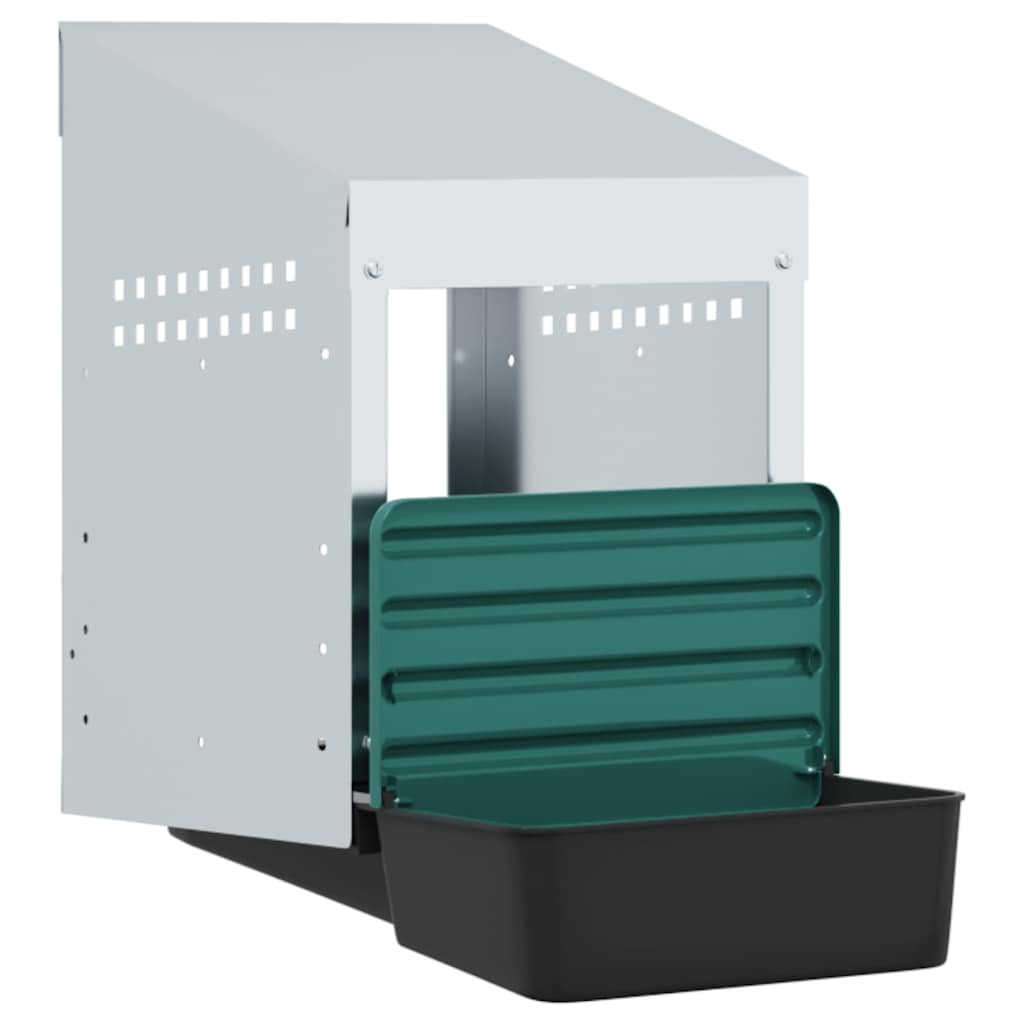 hønseredekasse med 1 rum vægmonteret galvaniseret stål