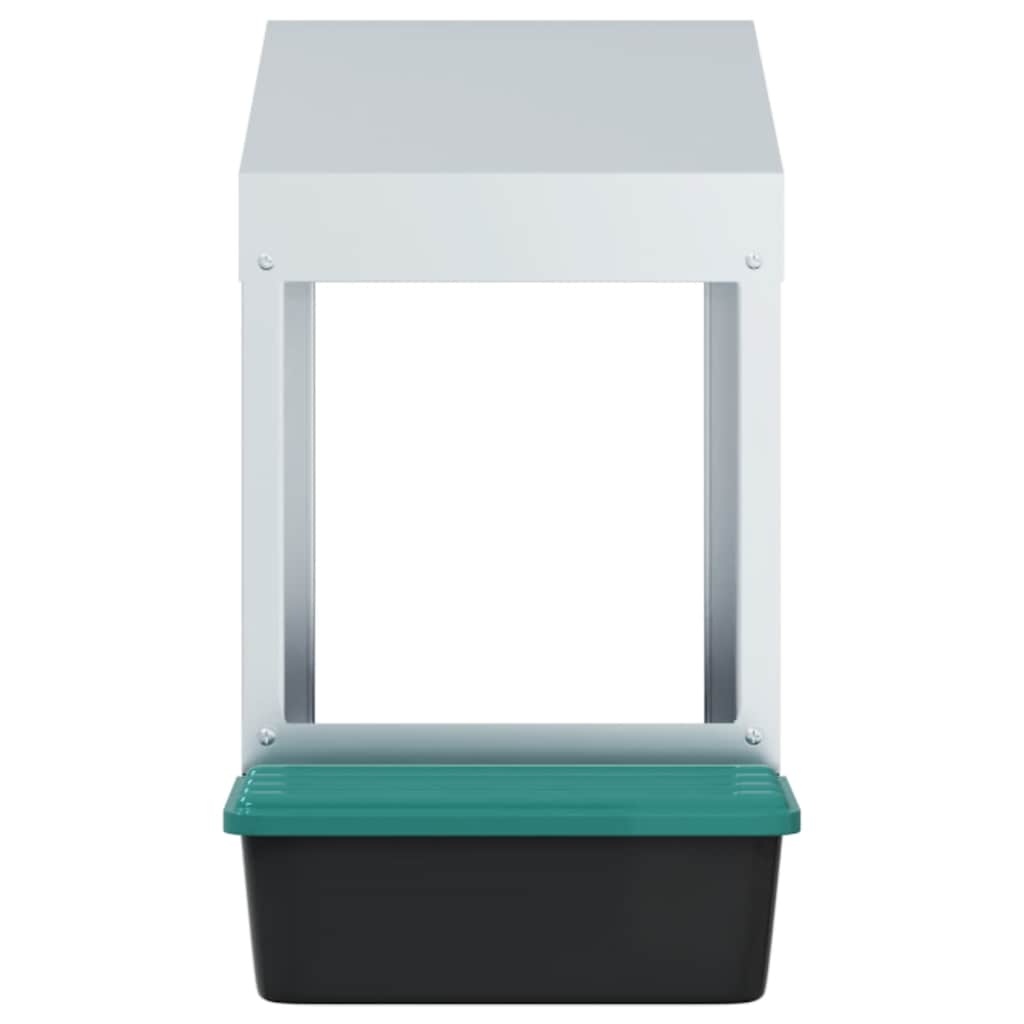 hønseredekasse med 1 rum vægmonteret galvaniseret stål