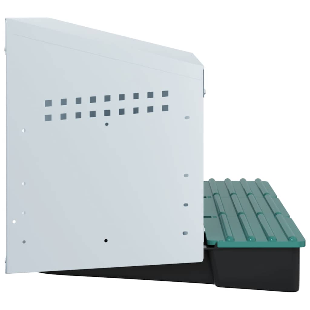 hønseredekasse med 3 rum vægmonteret galvaniseret stål