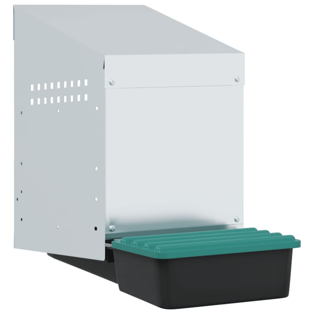 hønseredekasse med 1 rum vægmonteret galvaniseret stål