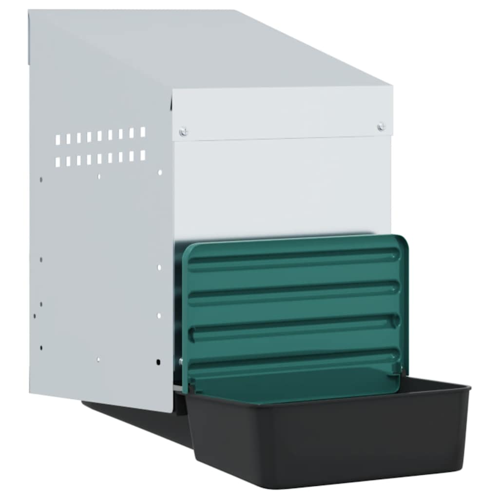hønseredekasse med 1 rum vægmonteret galvaniseret stål