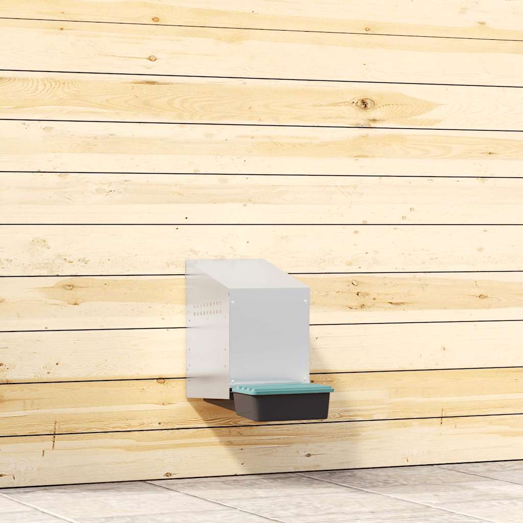 hønseredekasse med 1 rum vægmonteret galvaniseret stål