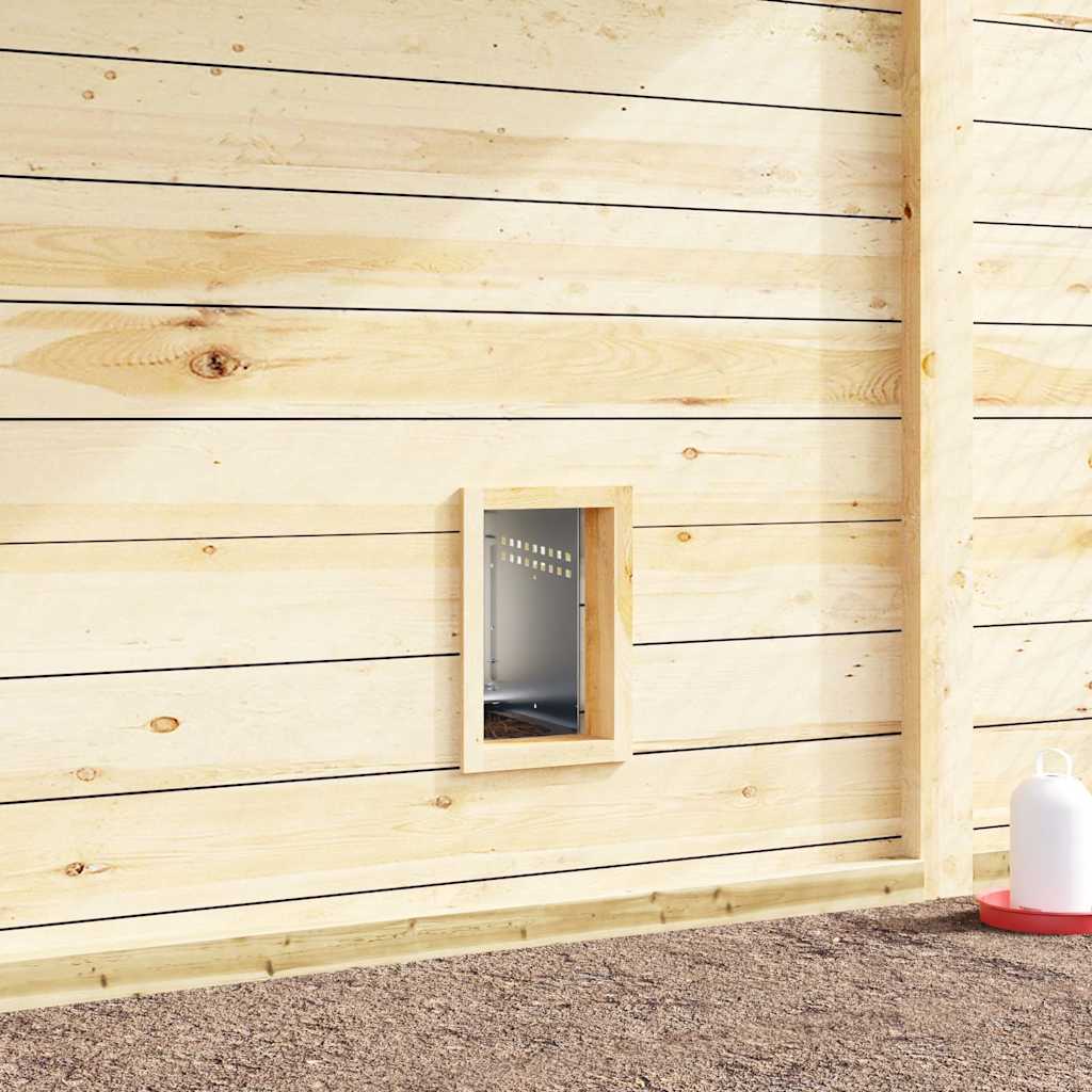 hønseredekasse 1 rum med ben galvaniseret stål