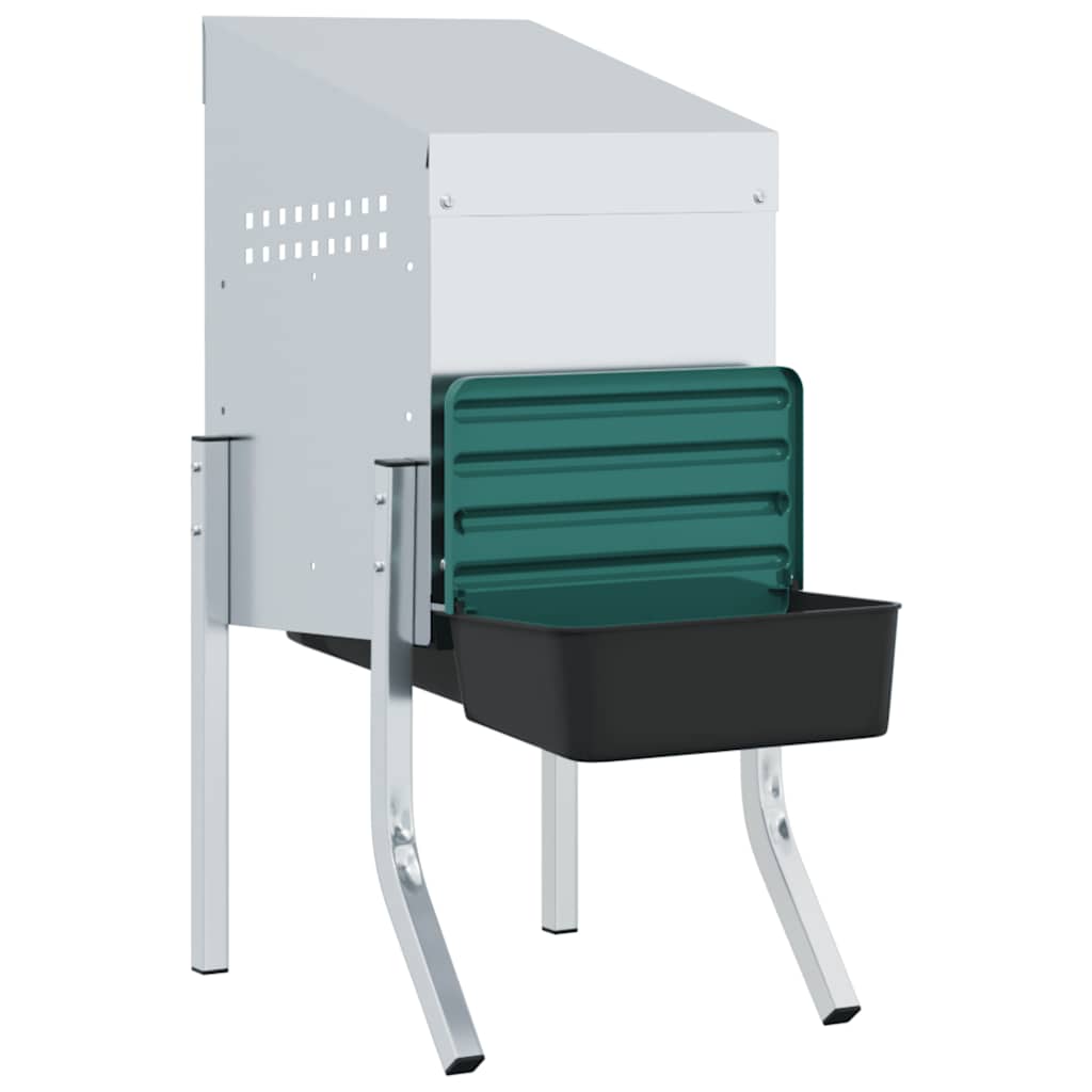 hønseredekasse 1 rum med ben galvaniseret stål