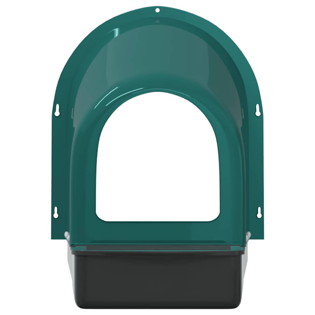 hønseredekasser 4 stk. vægmonterede mørkegrønne plastik