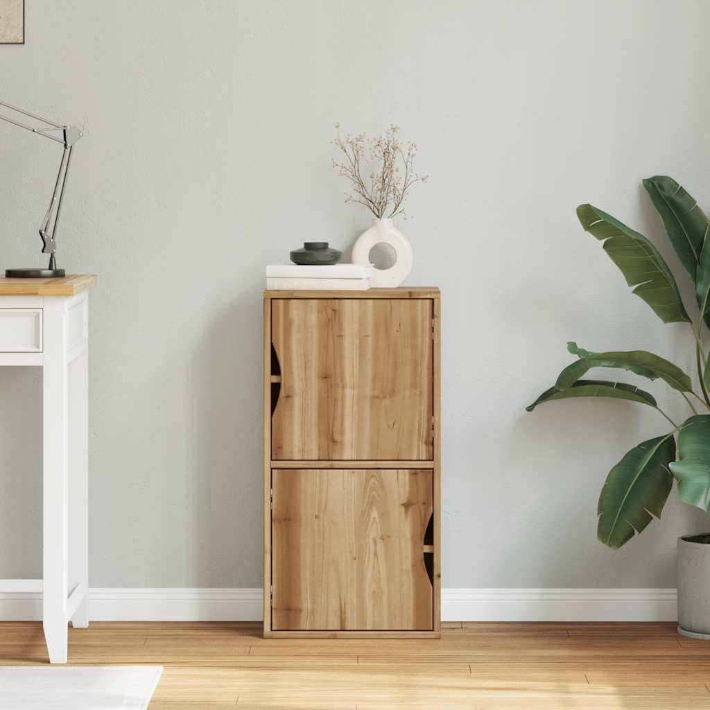 sideskab ODDA 40x24x79 cm massivt fyrretræ