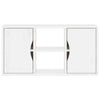 TV-skab ODDA 79x24x40 cm massivt fyrretræ hvid