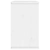 TV-skab ODDA 79x24x40 cm massivt fyrretræ hvid