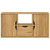 TV-skab ODDA med skuffe 79x24x40 cm massivt fyrretræ