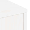 TV-skab ODDA med skuffe 79x24x40 cm massivt fyrretræ hvid
