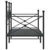 daybed uden madras 75x190 cm stål sort