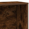 bogreol 60x24x120 cm konstrueret træ røget egetræsfarve