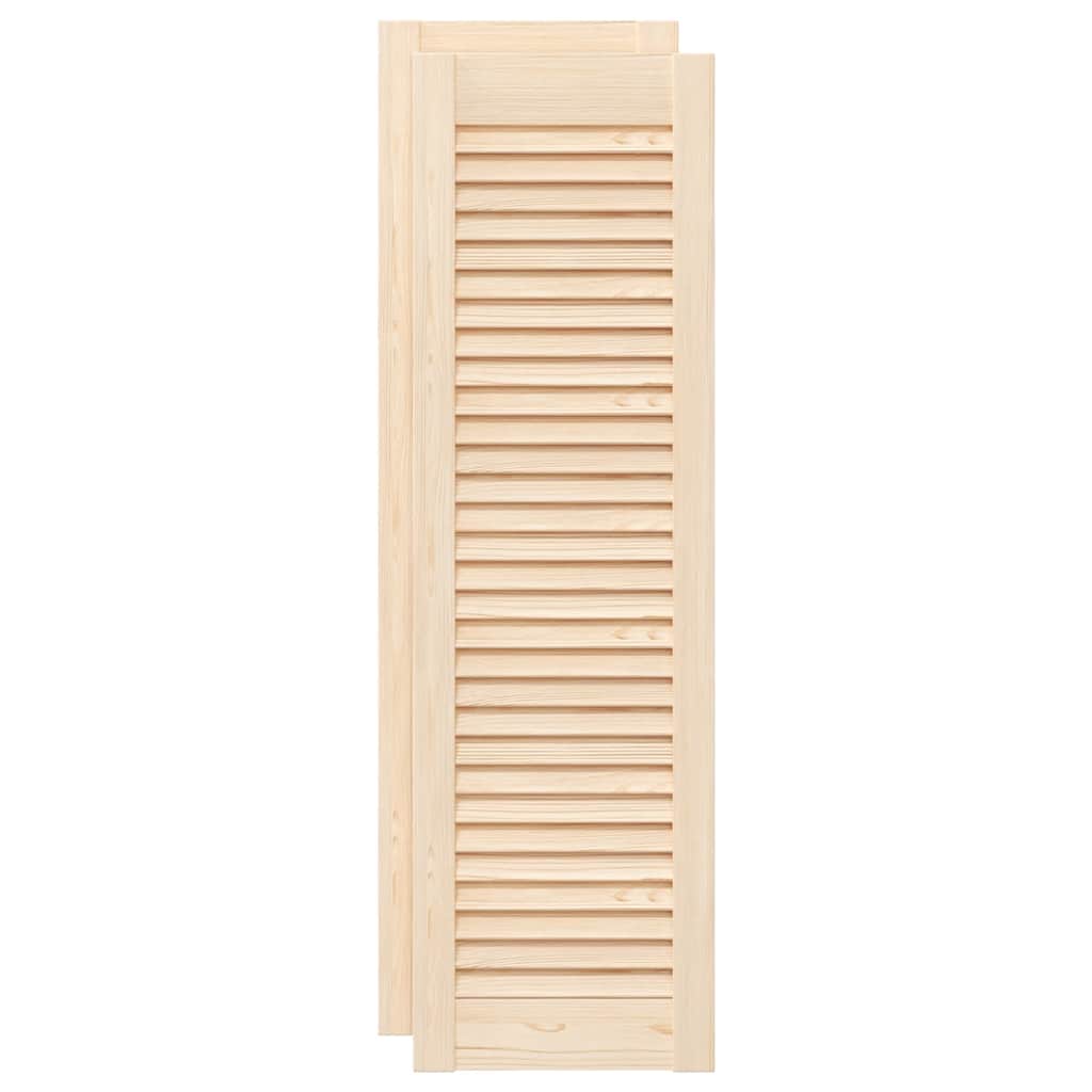 skabslåger 2 stk. 99x29,5 cm lameldesign massivt fyrretræ