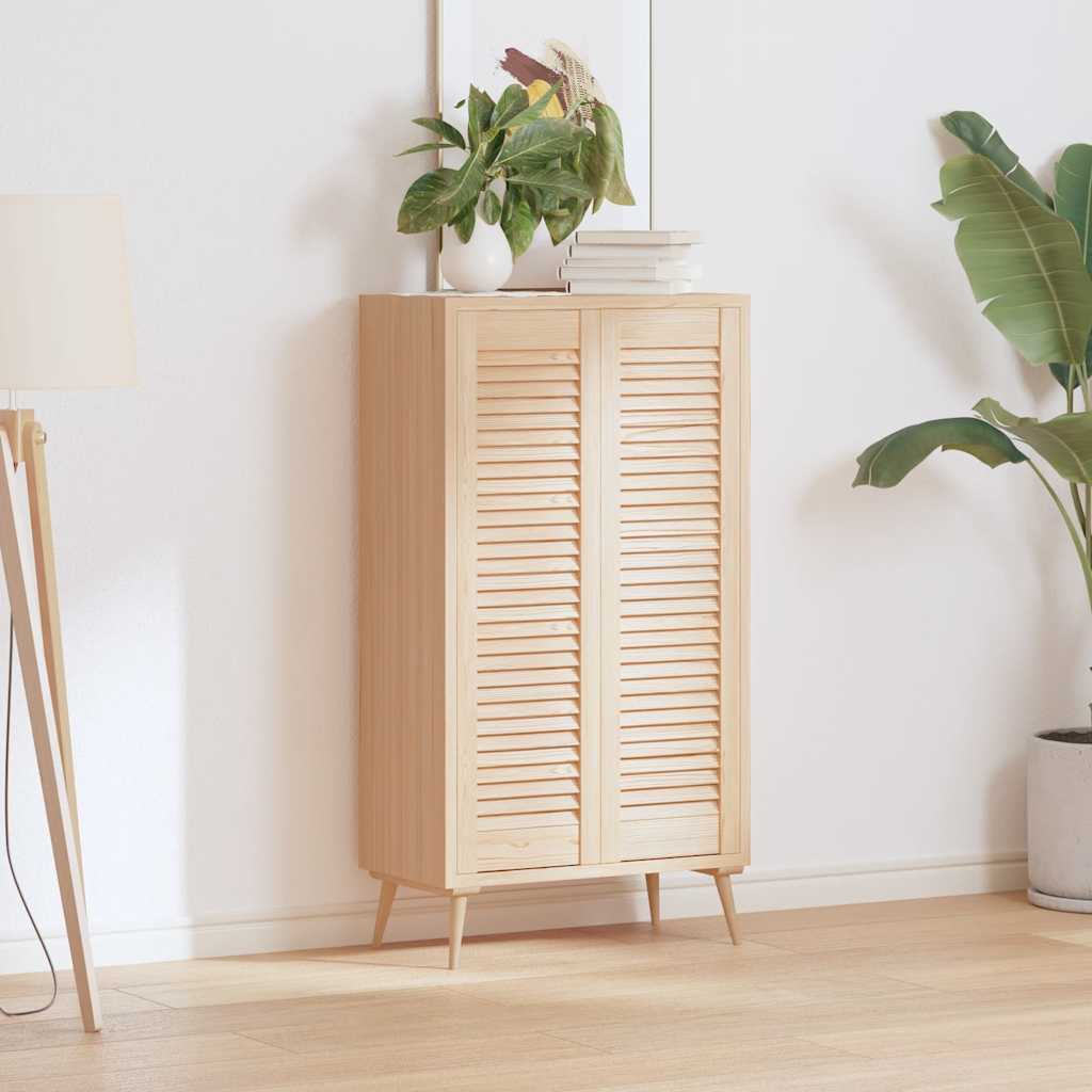 skabslåger 2 stk. 99x29,5 cm lameldesign massivt fyrretræ