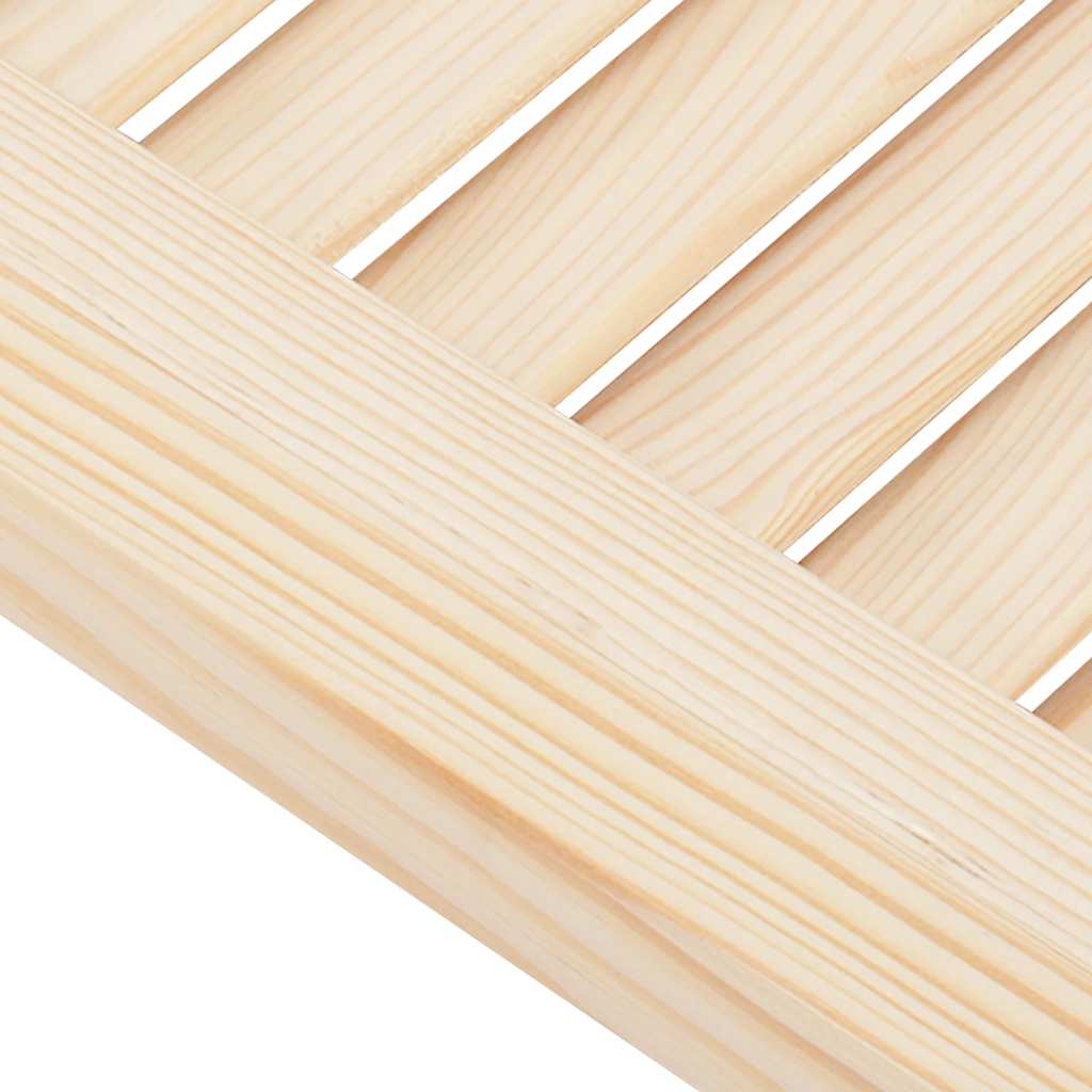 skabslåger 2 stk. 99x29,5 cm lameldesign massivt fyrretræ