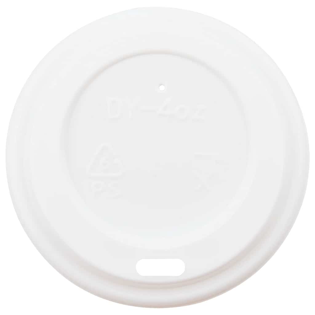 kaffekopper af papir med låg 1000 stk. 4oz 120ml